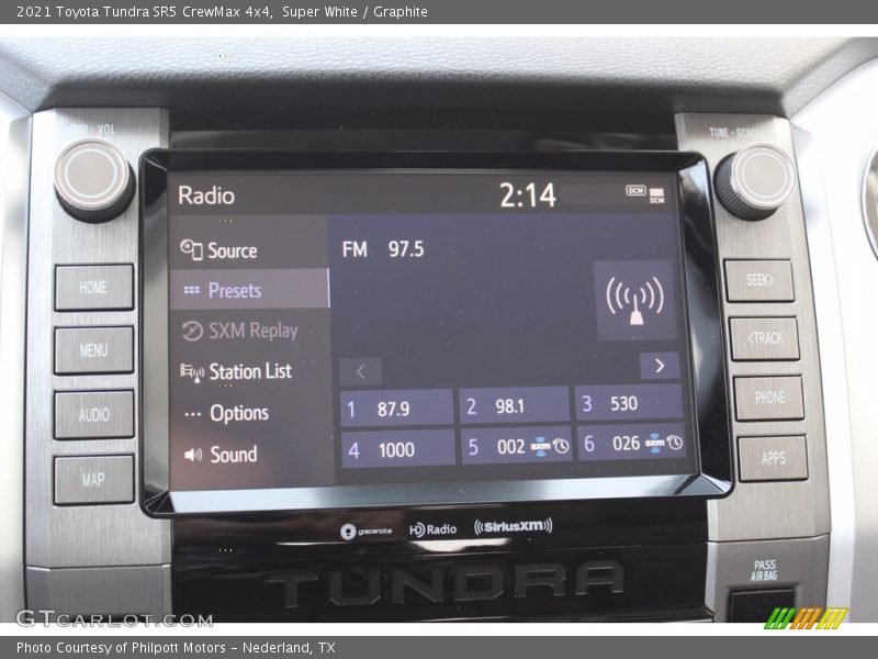 Super White / Graphite 2021 Toyota Tundra SR5 CrewMax 4x4