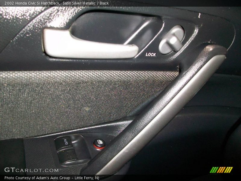 Satin Silver Metallic / Black 2002 Honda Civic Si Hatchback