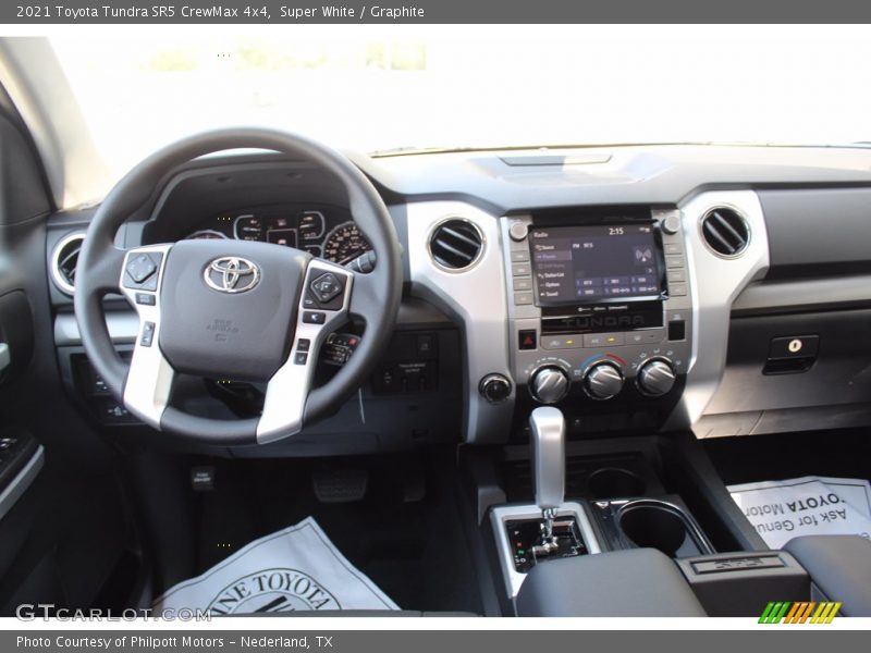 Super White / Graphite 2021 Toyota Tundra SR5 CrewMax 4x4