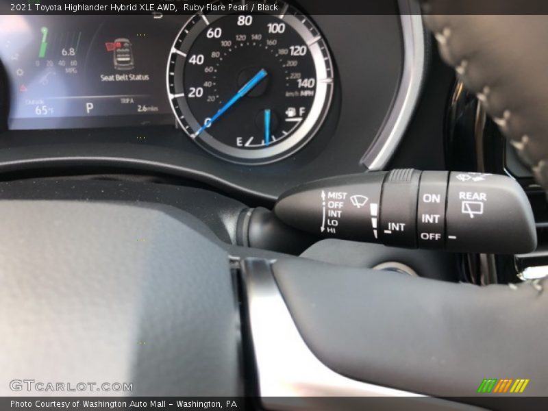 Controls of 2021 Highlander Hybrid XLE AWD