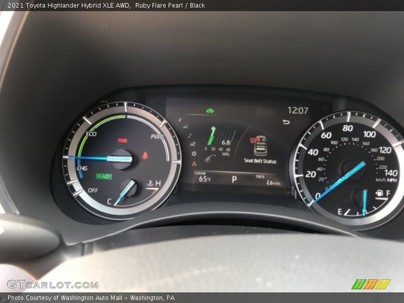  2021 Highlander Hybrid XLE AWD Hybrid XLE AWD Gauges