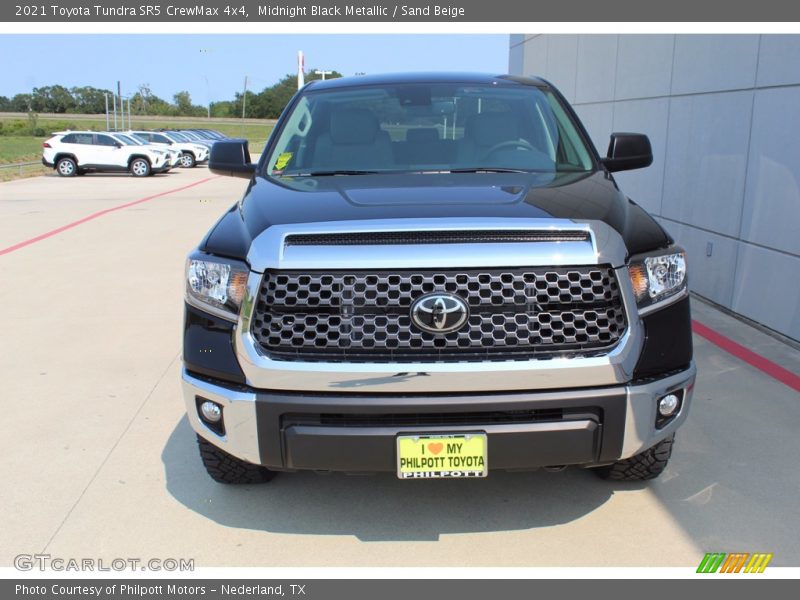 Midnight Black Metallic / Sand Beige 2021 Toyota Tundra SR5 CrewMax 4x4