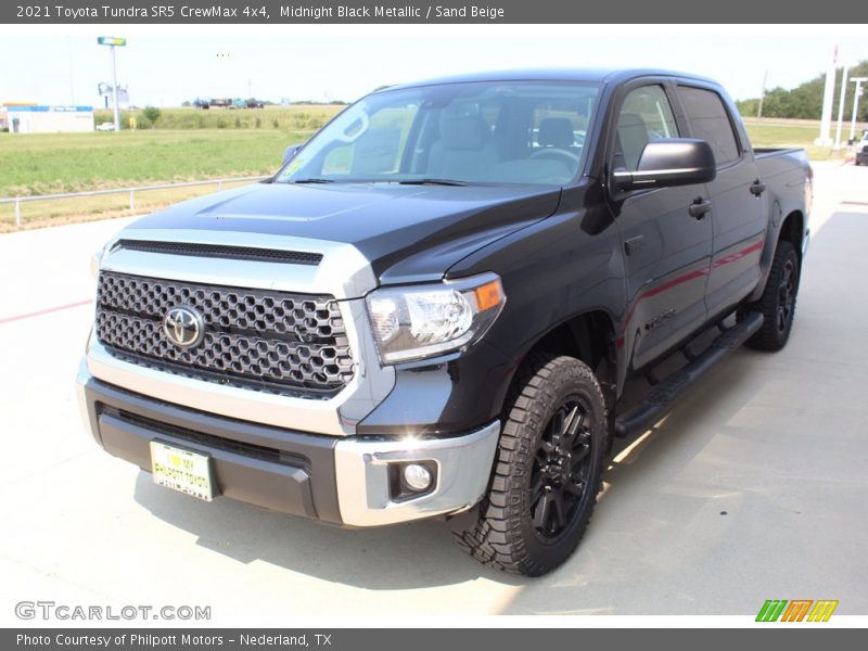 Midnight Black Metallic / Sand Beige 2021 Toyota Tundra SR5 CrewMax 4x4