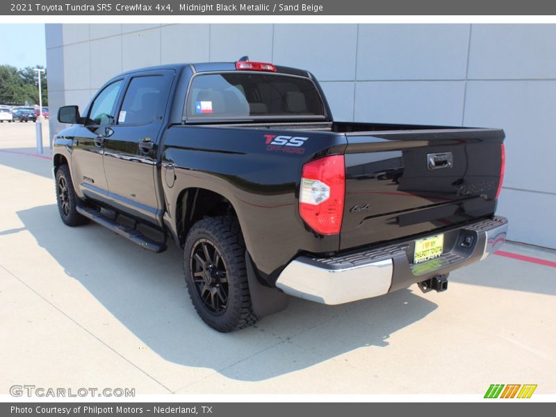 Midnight Black Metallic / Sand Beige 2021 Toyota Tundra SR5 CrewMax 4x4