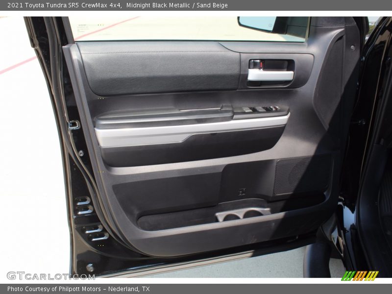 Midnight Black Metallic / Sand Beige 2021 Toyota Tundra SR5 CrewMax 4x4