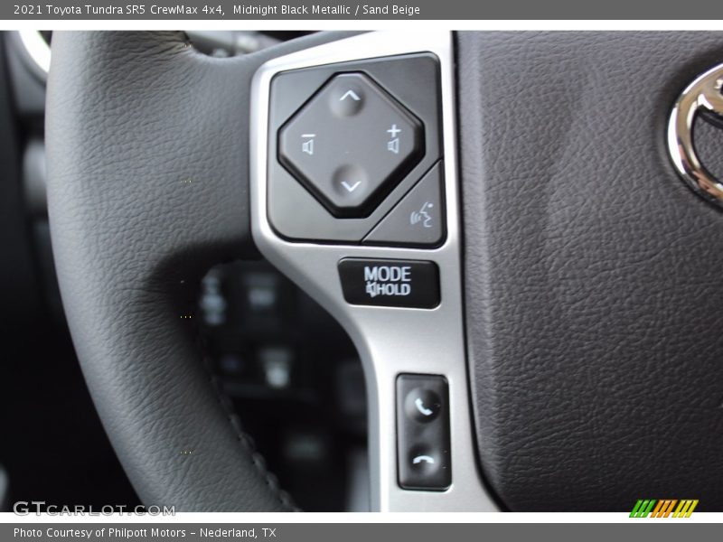 Midnight Black Metallic / Sand Beige 2021 Toyota Tundra SR5 CrewMax 4x4