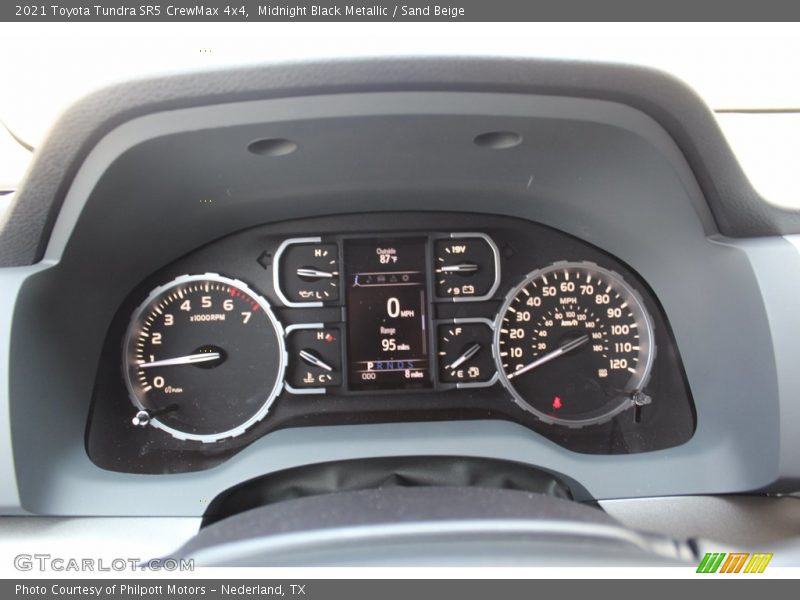 Midnight Black Metallic / Sand Beige 2021 Toyota Tundra SR5 CrewMax 4x4