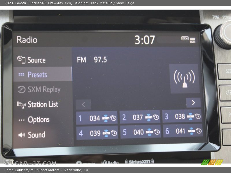 Midnight Black Metallic / Sand Beige 2021 Toyota Tundra SR5 CrewMax 4x4