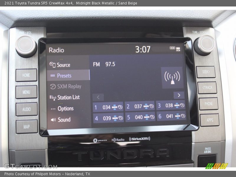 Midnight Black Metallic / Sand Beige 2021 Toyota Tundra SR5 CrewMax 4x4