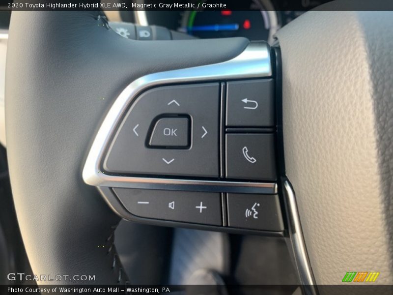 Magnetic Gray Metallic / Graphite 2020 Toyota Highlander Hybrid XLE AWD