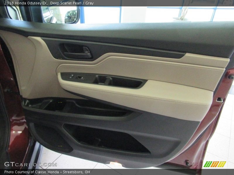 Deep Scarlet Pearl / Gray 2018 Honda Odyssey EX