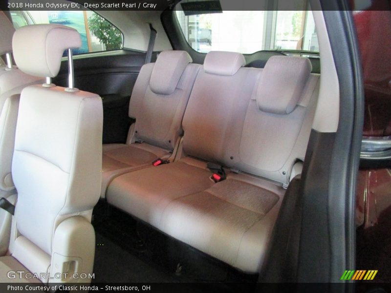 Deep Scarlet Pearl / Gray 2018 Honda Odyssey EX
