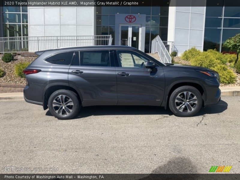 Magnetic Gray Metallic / Graphite 2020 Toyota Highlander Hybrid XLE AWD