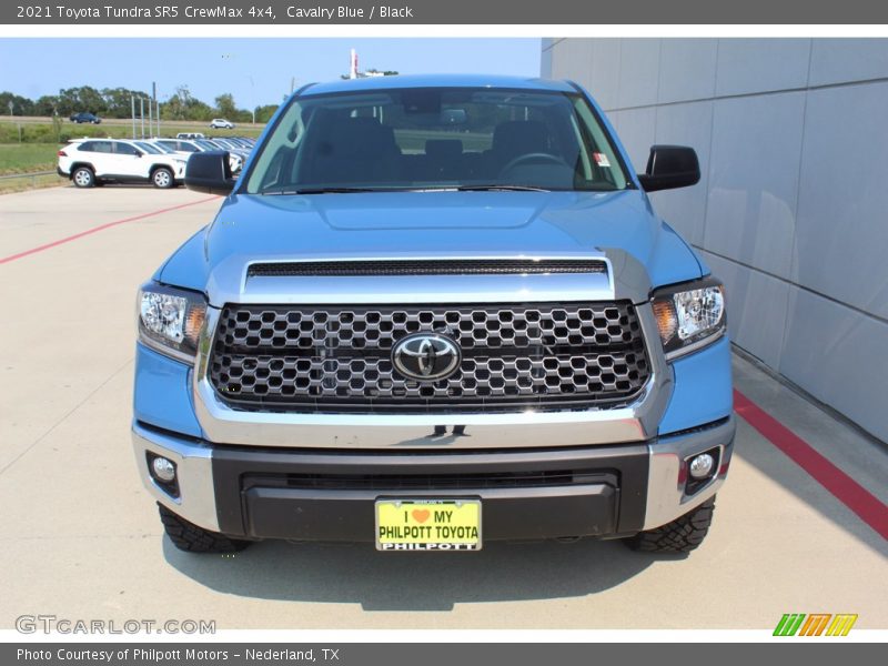 Cavalry Blue / Black 2021 Toyota Tundra SR5 CrewMax 4x4