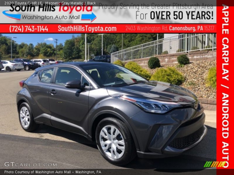 Magnetic Gray Metallic / Black 2020 Toyota C-HR LE