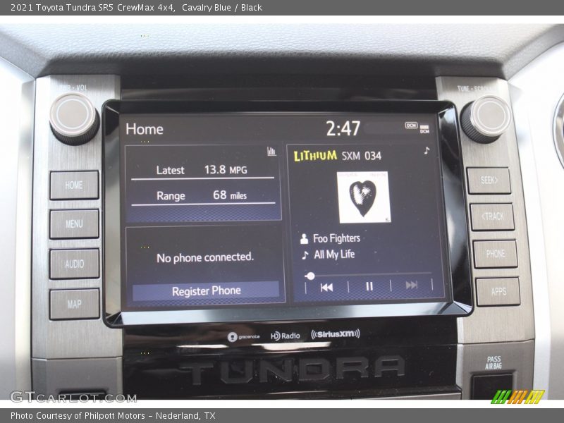 Cavalry Blue / Black 2021 Toyota Tundra SR5 CrewMax 4x4
