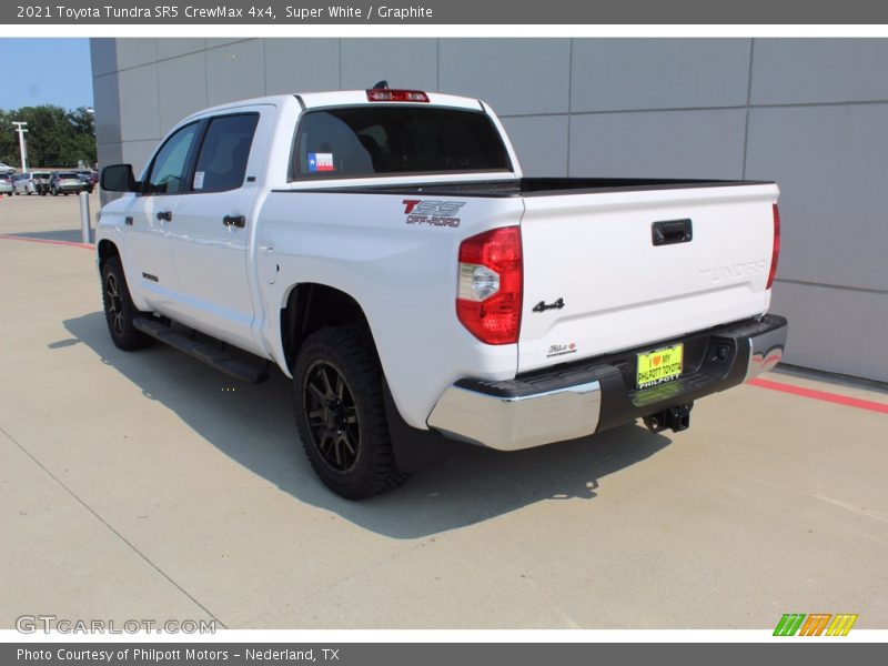 Super White / Graphite 2021 Toyota Tundra SR5 CrewMax 4x4