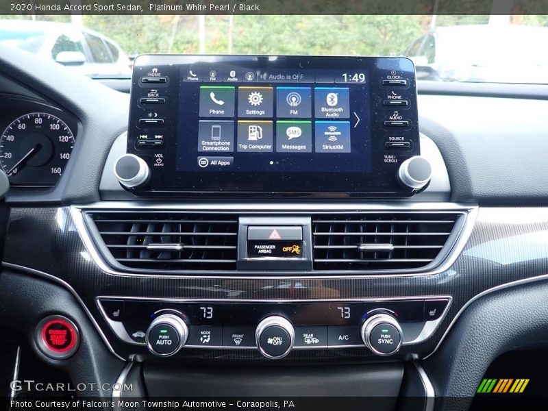 Controls of 2020 Accord Sport Sedan