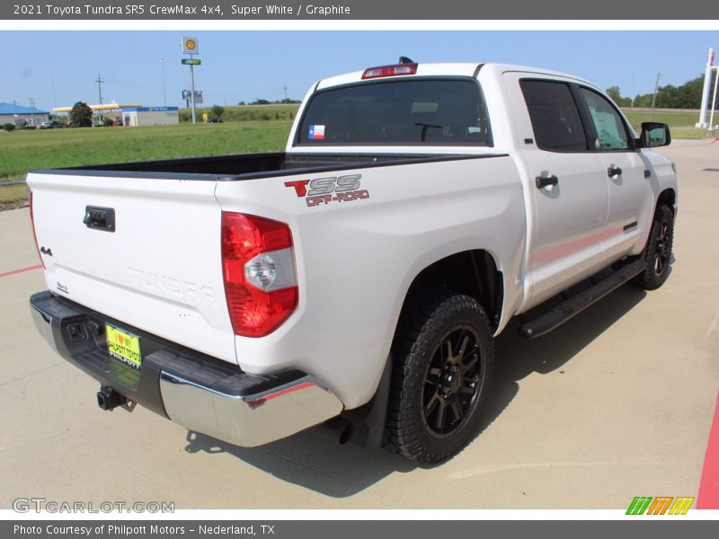 Super White / Graphite 2021 Toyota Tundra SR5 CrewMax 4x4