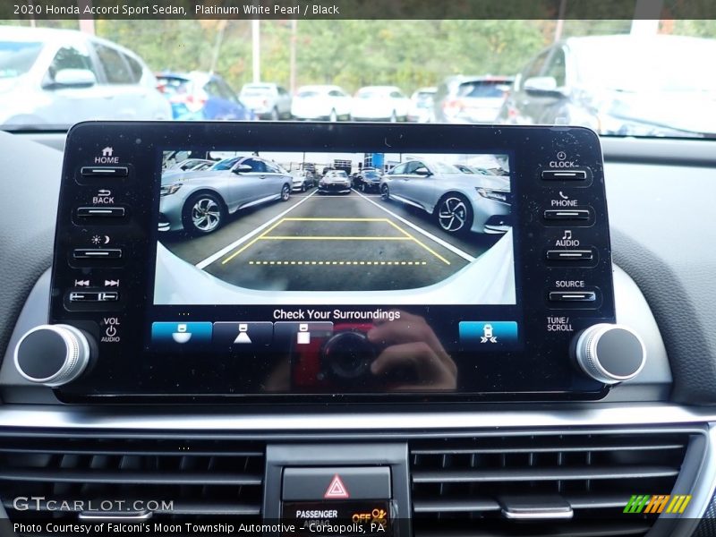 Controls of 2020 Accord Sport Sedan