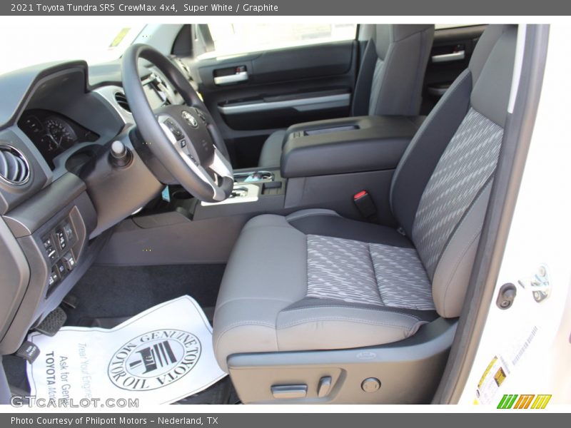 Super White / Graphite 2021 Toyota Tundra SR5 CrewMax 4x4