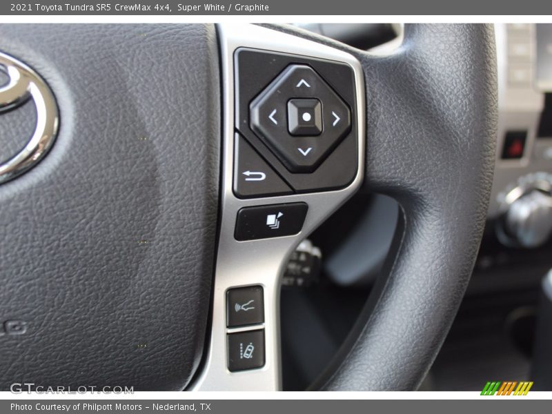 Super White / Graphite 2021 Toyota Tundra SR5 CrewMax 4x4