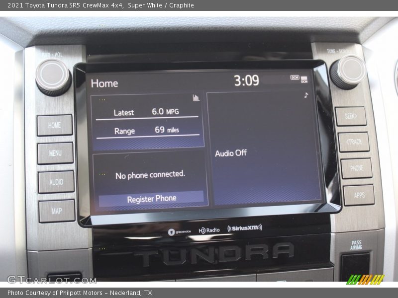 Super White / Graphite 2021 Toyota Tundra SR5 CrewMax 4x4