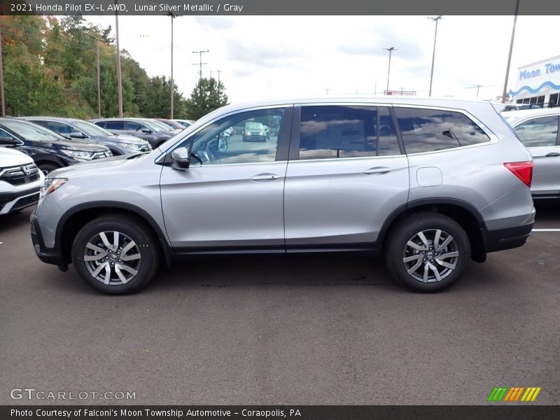  2021 Pilot EX-L AWD Lunar Silver Metallic