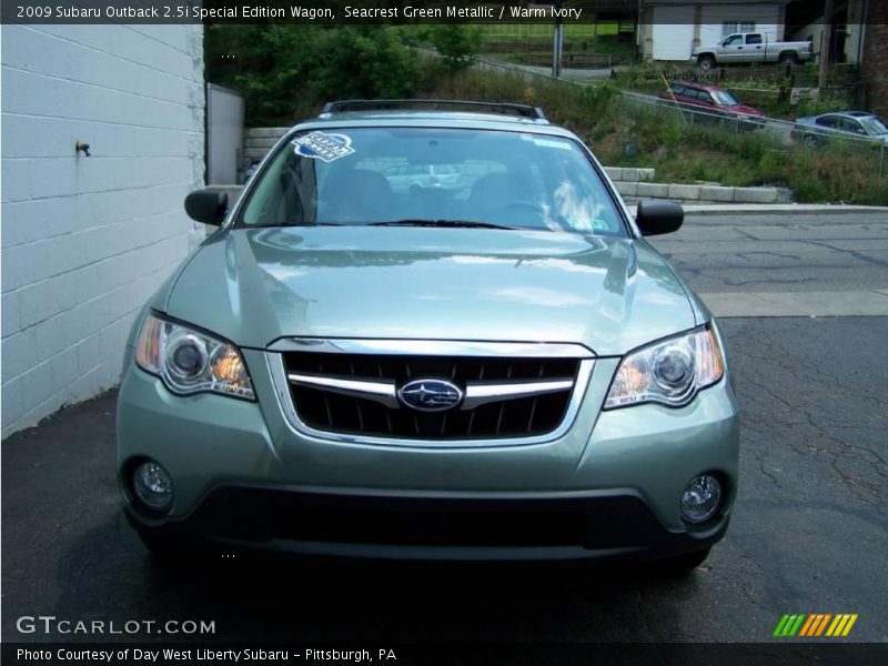 Seacrest Green Metallic / Warm Ivory 2009 Subaru Outback 2.5i Special Edition Wagon