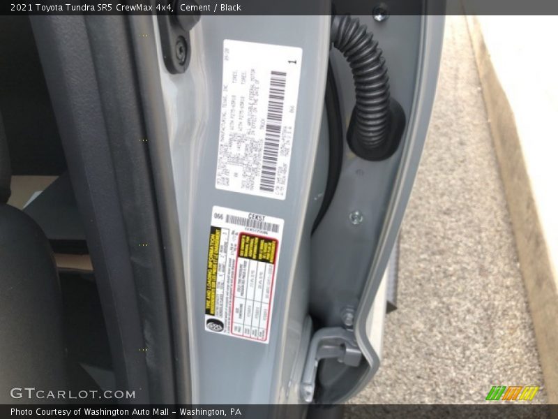 Cement / Black 2021 Toyota Tundra SR5 CrewMax 4x4