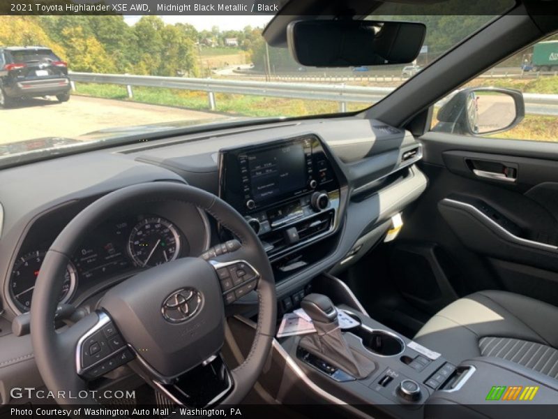 Dashboard of 2021 Highlander XSE AWD
