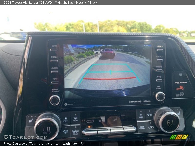 Controls of 2021 Highlander XSE AWD