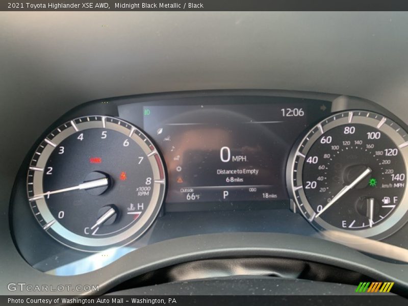  2021 Highlander XSE AWD XSE AWD Gauges