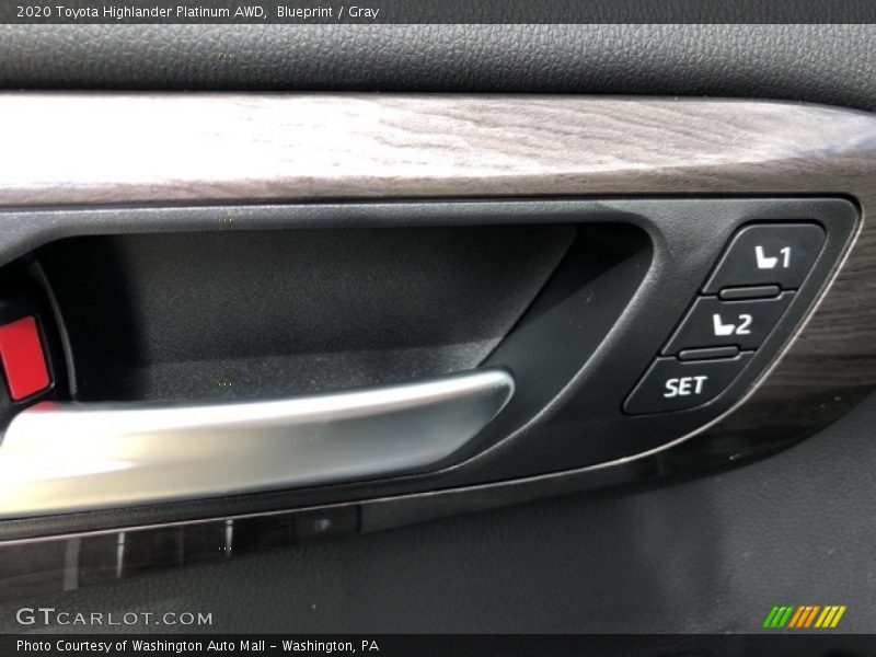 Blueprint / Gray 2020 Toyota Highlander Platinum AWD