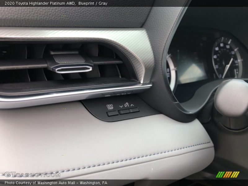 Blueprint / Gray 2020 Toyota Highlander Platinum AWD