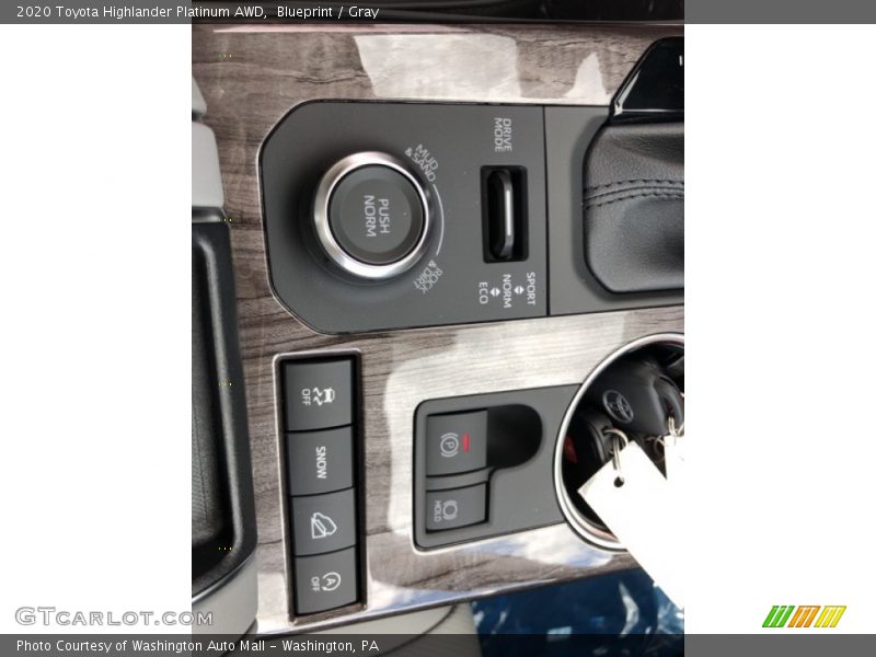 Blueprint / Gray 2020 Toyota Highlander Platinum AWD