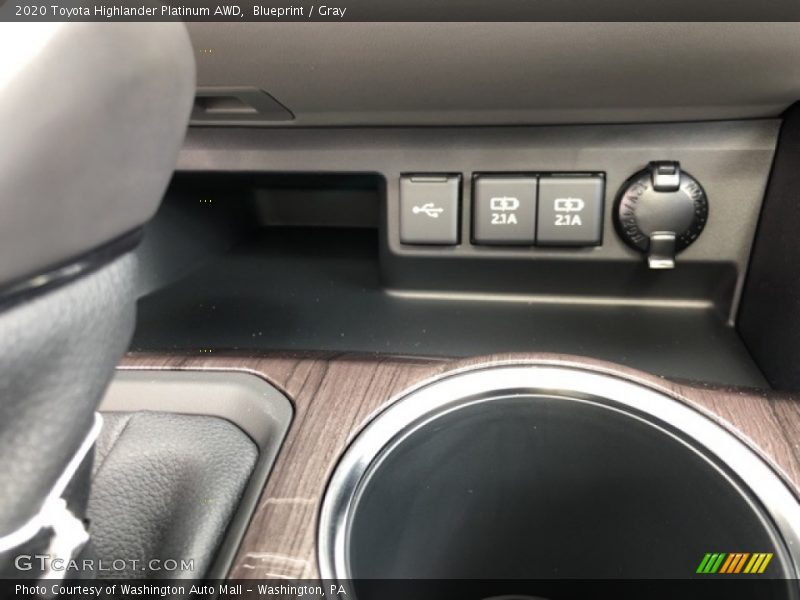 Blueprint / Gray 2020 Toyota Highlander Platinum AWD