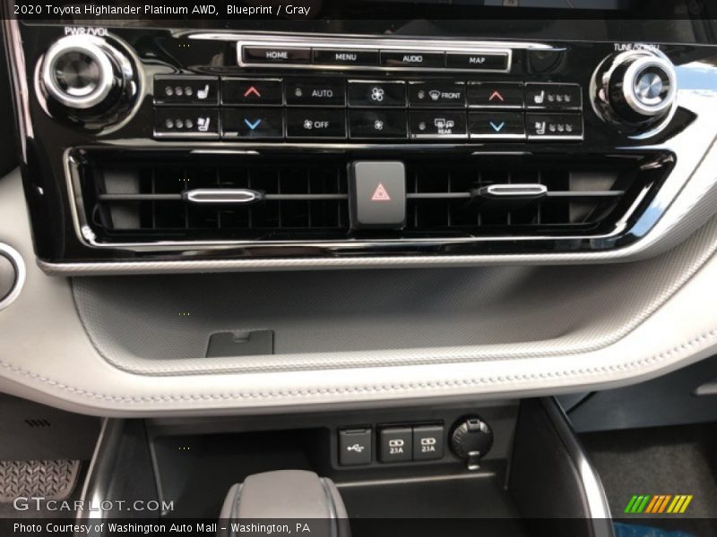 Blueprint / Gray 2020 Toyota Highlander Platinum AWD