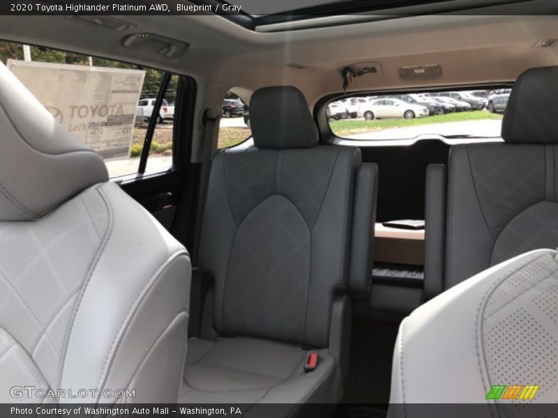 Blueprint / Gray 2020 Toyota Highlander Platinum AWD