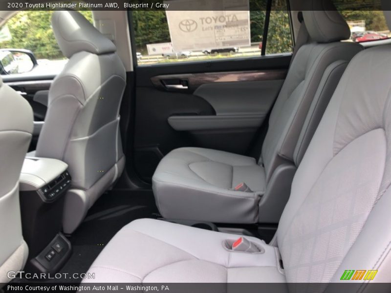 Blueprint / Gray 2020 Toyota Highlander Platinum AWD