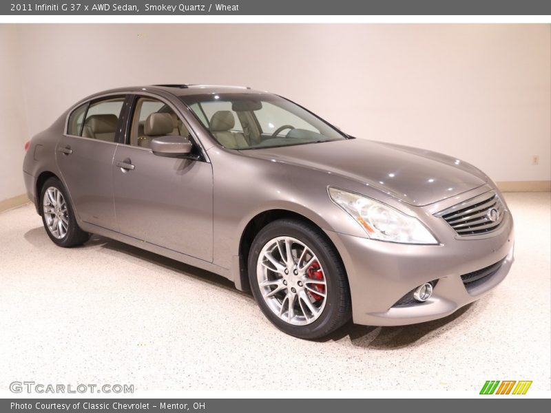 Smokey Quartz / Wheat 2011 Infiniti G 37 x AWD Sedan