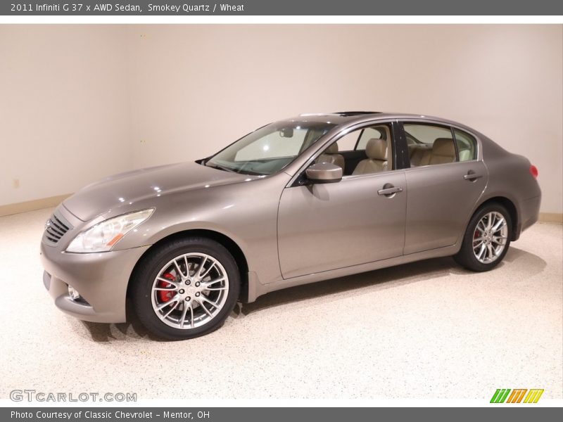 Smokey Quartz / Wheat 2011 Infiniti G 37 x AWD Sedan