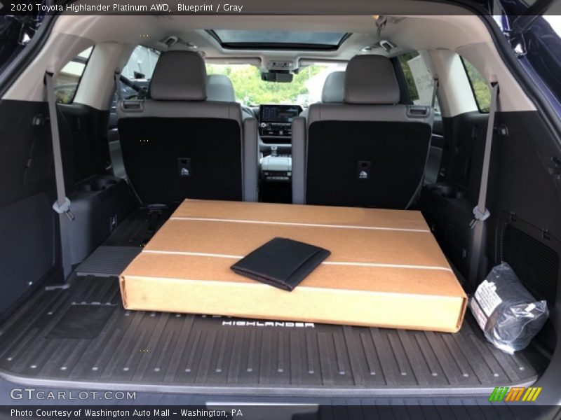 Blueprint / Gray 2020 Toyota Highlander Platinum AWD