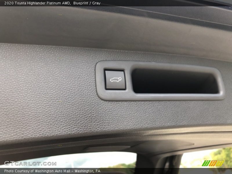 Blueprint / Gray 2020 Toyota Highlander Platinum AWD