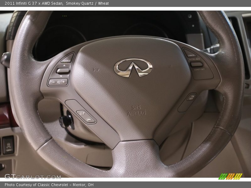 Smokey Quartz / Wheat 2011 Infiniti G 37 x AWD Sedan