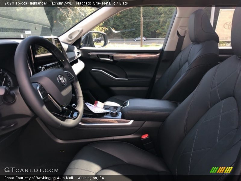 Magnetic Gray Metallic / Black 2020 Toyota Highlander Platinum AWD