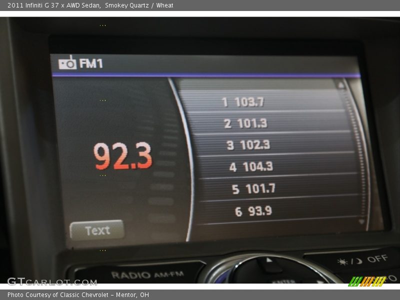 Smokey Quartz / Wheat 2011 Infiniti G 37 x AWD Sedan