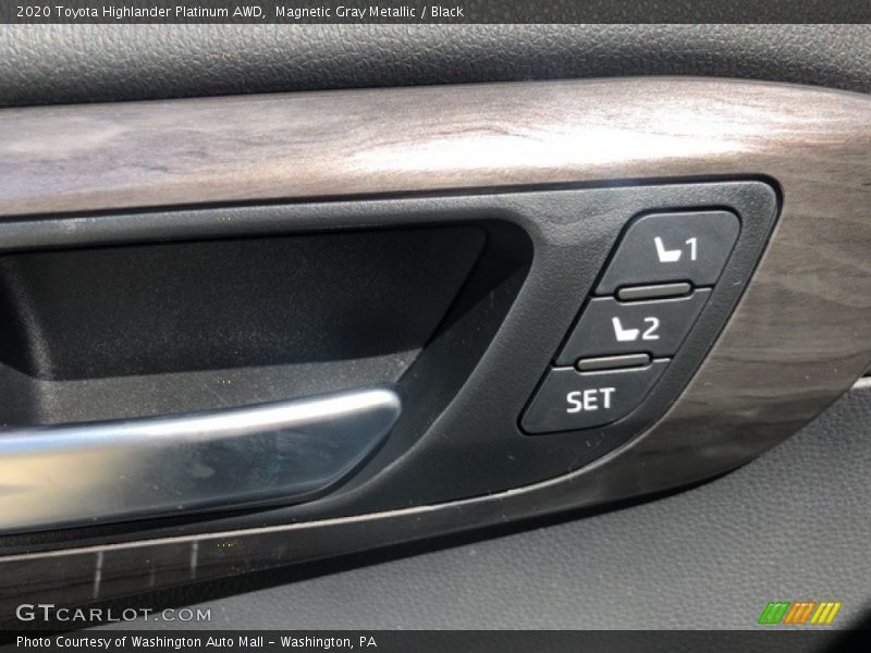 Magnetic Gray Metallic / Black 2020 Toyota Highlander Platinum AWD