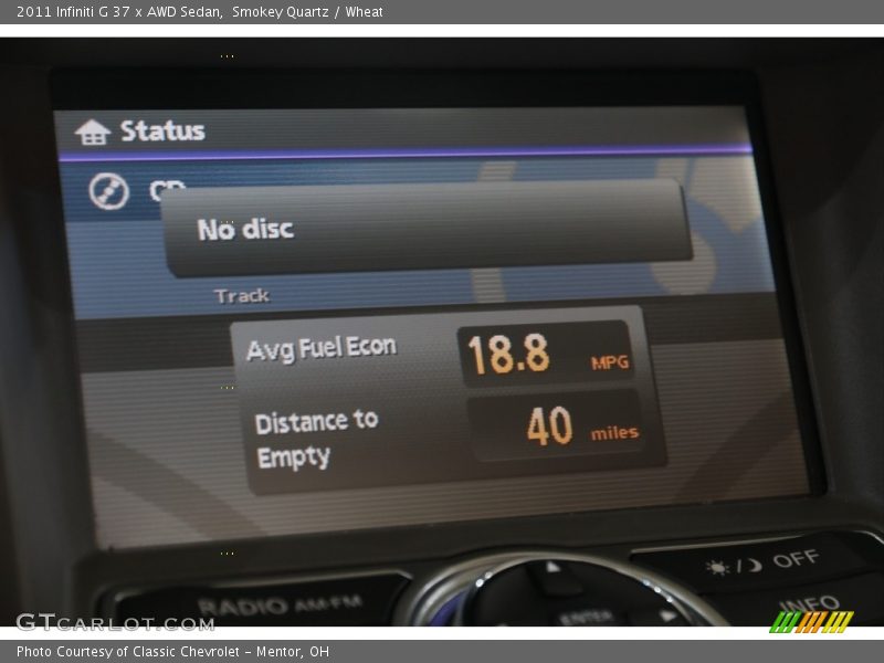 Smokey Quartz / Wheat 2011 Infiniti G 37 x AWD Sedan