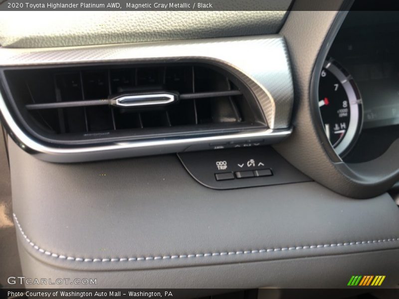 Magnetic Gray Metallic / Black 2020 Toyota Highlander Platinum AWD